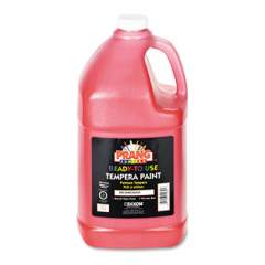 Prang Ready-to-Use Tempera Paint, Red, 1 gal Bottle (22801)