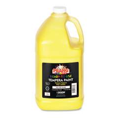 Prang Ready-to-Use Tempera Paint, Yellow, 1 gal Bottle (22803)