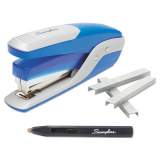 Swingline Quick Touch Stapler Value Pack, 28-Sheet Capacity, Blue/Silver (64584)