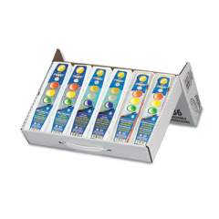 Prang Semi-Moist Washable Watercolor Classic, Glitter and Metallic Master Pack, 8 Assorted Colors, Palette Tray, 36 Sets/Carton (80519)
