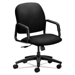HON Solutions Seating 4000 Series Executive High-Back Chair, Supports Up to 250 lb, 17" to 22" Seat Height, Black (4001CU10T)