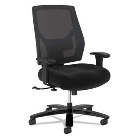 HON Crio Big and Tall Mid-Back Task Chair, Supports Up to 450 lb, 18" to 22" Seat Height, Black (VL585ES10T)