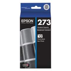 Epson T273120-S (273) Claria Ink, 210 Page-Yield, Photo Black