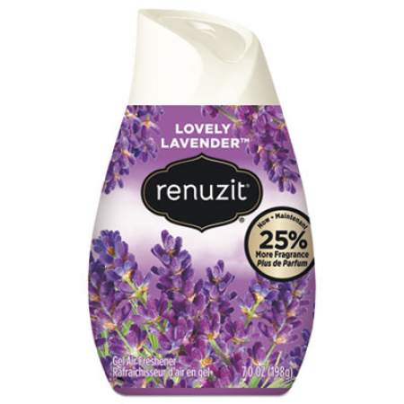 Renuzit Adjustables Air Freshener, Lovely Lavender, 7 oz Cone, 12/Carton (35001CT)