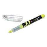 AbilityOne 7520014612662 SKILCRAFT go-brite Liquid Highlighters, Fluorescent Yellow Ink, Chisel Tip, Black/Yellow/Clear Barrel, 6/Pack