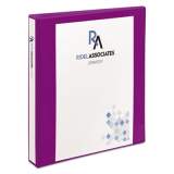 Avery Durable View Binder with DuraHinge and Slant Rings, 3 Rings, 1" Capacity, 11 x 8.5, Purple (17294)