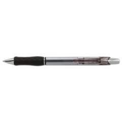 Pentel R.S.V.P. Super RT Ballpoint Pen, Retractable, Medium 0.7 mm, Black Ink, Black Barrel, Dozen (BX477A)