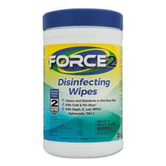 2XL Force2 Disinfecting Wipes, 7 X 6, White, 180/pk, 6pk/ct (406)