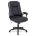 Alera CC Series Executive High Back Bonded Leather Chair, Supports Up to 275 lb, 20.28" to 23.9" Seat Height, Black (CC4119F)