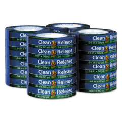 Duck Clean Release Painter's Tape, 3" Core, 0.94" x 60 yds, Blue, 24/Carton (284371)