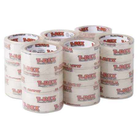 T-REX Packaging Tape, 1.88" Core, 1.88" x 35 yds, Crystal Clear, 18/Pack (285724)