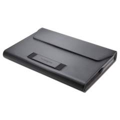 Kensington LS510 Portfolio for 11.6" Chromebooks, 11.5" x 1.5" x 9.25", Faux Leather, Black (64417)