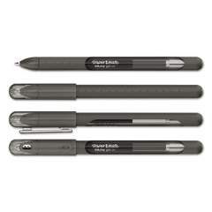 Paper Mate InkJoy Gel Pen, Stick, Fine 0.5 mm, Black Ink, Black Barrel, Dozen (2023000)