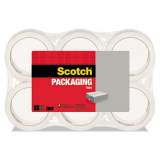 Scotch 3350 General Purpose Packaging Tape with Dispenser, 3" Core, 1.88" x 109 yds, Clear, 6/Pack (3350L6)