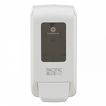 Pacific Blue Ultra Soap/Sanitizer Dispenser, 1,200 mL, White (53058)