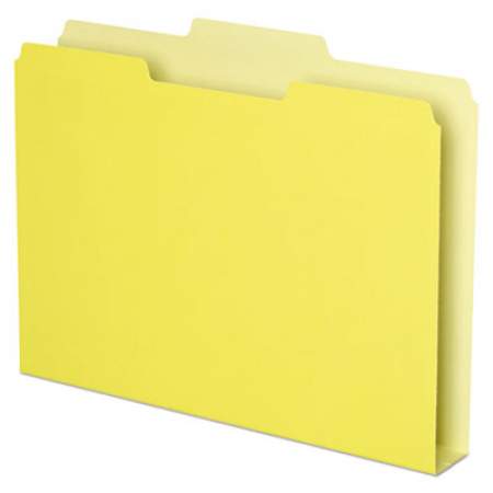 Pendaflex Double Stuff File Folders, 1/3-Cut Tabs, Letter Size, Yellow, 50/Pack (54456)