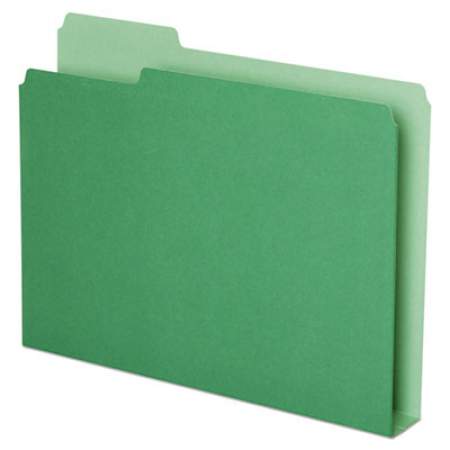 Pendaflex Double Stuff File Folders, 1/3-Cut Tabs, Letter Size, Green, 50/Pack (54457)