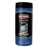 WEIMAN E-tronic Wipes, 8" x 7", White, 30/Canister, 4/Carton (93CT)