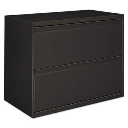 Alera Two-Drawer Lateral File Cabinet, 36w x 19.25d x 28.38h, Charcoal (ALELF3629CC)