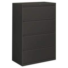 Alera Four-Drawer Lateral File Cabinet, 36w x 19.25d x 53.25h, Charcoal (ALELF3654CC)