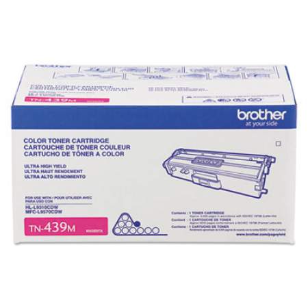 Brother TN439M Ultra High-Yield Toner, 9,000 Page-Yield, Magenta