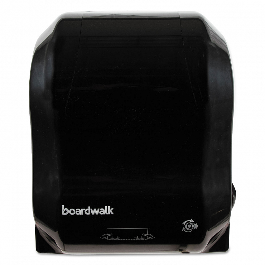 Hands Free Mechanical Towel Dispenser, 13.25 x 10.25 x 16.25, Black (1501)