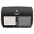 Compact Coreless Side-by-Side Double Roll Tissue Dispenser, 11.5 x 7.63 x 8, Black (56784A)