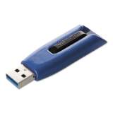 Verbatim V3 Max USB 3.0 Flash Drive, 256 GB, Blue (49809)