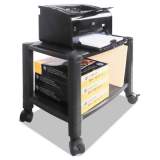 Kantek Mobile Printer Stand, Two-Shelf, 20w x 13.25d x 14.13h, Black (PS610)