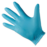 G10 Blue Nitrile Gloves, Powder-Free, Small, 6 mil Thick, 9.5" Long, Blue, 100/Box, 10 Boxes/Carton (57371CT)