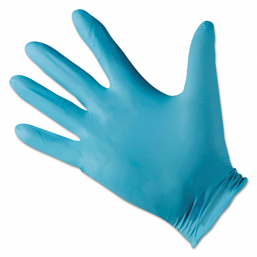 G10 Blue Nitrile Gloves, Powder-Free, Medium, 6 mil Thick, 9.5" Long, Blue, 100/Box, 10 Boxes/Carton (57372CT)