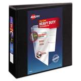 Avery Heavy-Duty View Binder with DuraHinge and Locking One Touch EZD Rings, 3 Rings, 3" Capacity, 11 x 8.5, Black (79693)