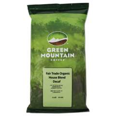 Green Mountain Coffee Fair Trade Organic House Blend Decaf Coffee Fraction Packs, 2.5oz, 50/Carton (5493)