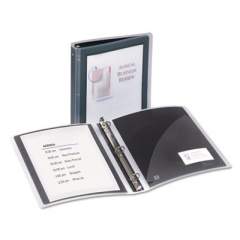 Avery Flexi-View Binder with Round Rings, 3 Rings, 1.5" Capacity, 11 x 8.5, Black (17637)