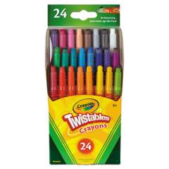 Crayola Twistables Mini Crayons, 24 Colors/Pack (529724)