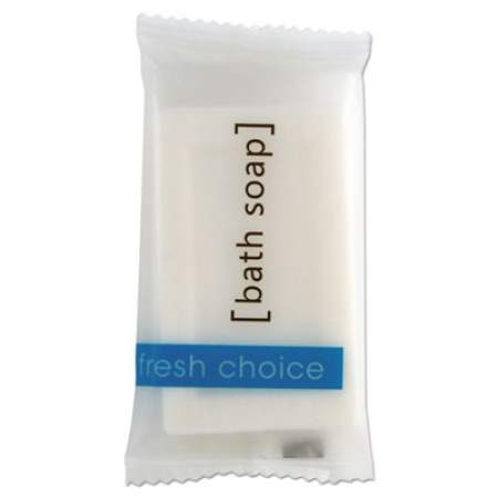 Fresh Choice SOAP, BAR, FRESH SCENT, FLOW WRAP, WHITE, # 3/4, 1,000/CARTON (370075)
