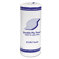 Kitchen Roll Towels, 2-Ply, 11 x 7.8, White, 85/Roll, 30 Rolls/Carton (1797)