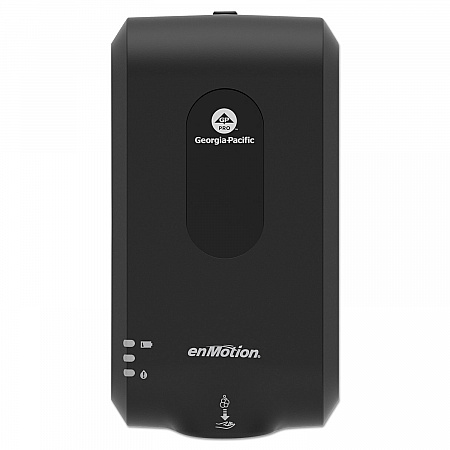 GP enMotion Automated Touchless Soap/Sanitizer Dispenser, 1,200 mL, 4.6 x 7.13 x 14.06, Black (52057)