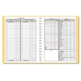 Dome Simplified Monthly Bookkeeping Record, 4 Column Format, Tan Cover, 11 x 8.5 Sheets, 128 Sheets/Book (612)