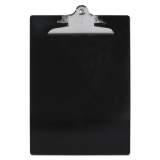 Saunders Recycled Plastic Clipboard with Ruler Edge, 1" Clip Cap, 8.5 x 11 Sheet, Black (21603)