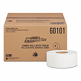 100% Recycled Bathroom Tissue, Septic Safe, 2-Ply, 3.3" x 1,000 ft, White, 12 Rolls/Carton (60101)