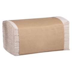 Marcal PRO 100% Recycled Folded Paper Towels, 1-Ply, 8.62 x 10 1/4, Natural, 334/PK,12PK/CT (P600N)