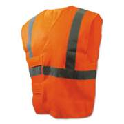 Boardwalk Class 2 Safety Vests, Orange/Silver, Standard (00035)