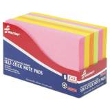 AbilityOne 7530014181420 SKILCRAFT Self-Stick Note Pads, 3 in X 5 in, Unruled, Assorted Neon Colors