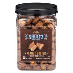 Shultz Pretzels, Peanut Butter, Tub, 24 oz (3598)
