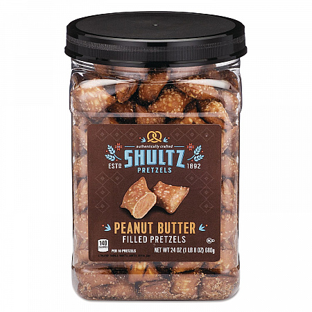 Pretzels, Peanut Butter, 24 oz Tub (3598)