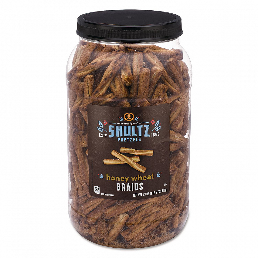 Pretzels, Honey Wheat, 1.44 oz Tub (6270)