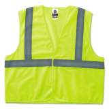 ergodyne GloWear 8205HL Type R Class 2 Super Econo Mesh Safety Vest, Lime, Small/Medium (20973)