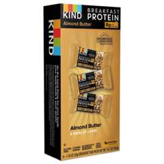 KIND Breakfast Protein Bars, Almond Butter, 50 g Box, 8/Pack (25953)