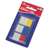 AbilityOne 7510016614493 SKILCRAFT Self-Stick Tabs/Page Markers, 1", Bright, Asst, 66/Pack